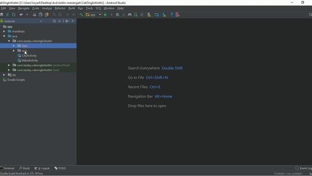 Demo tutorial membuat Aplikasi Android Cek Ongkir dengan Kotlin смотреть онлайн