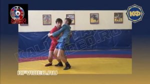 Техника борьбы самбо. Подсад голенью. kfvideo.ru