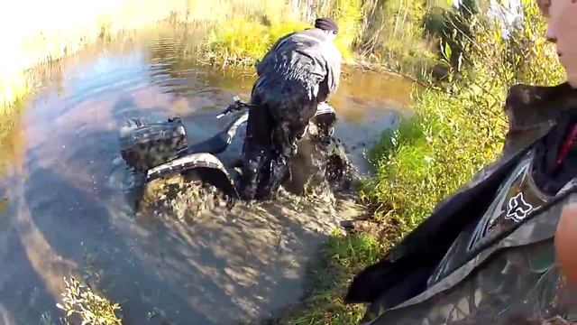 2014.09.13. Эндуро пробег. Как мы продирались через болото. Through the swamp. 185 км. смотреть онлайн