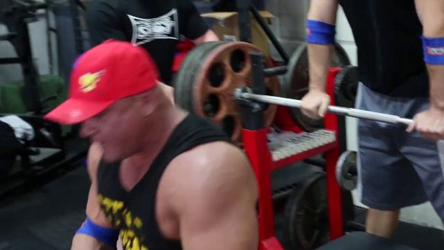 Mark Bell 500 lbs x 3 Raw Bench Press @ 245 lbs Bodyweight смотреть онлайн