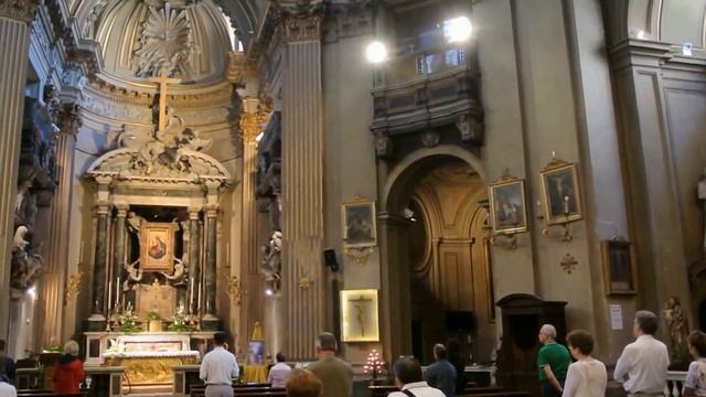 ***** Roma Chiesa Di Santa Maria Dei Miracoli (Piazza Del Popolo) esterno e interno смотреть онлайн