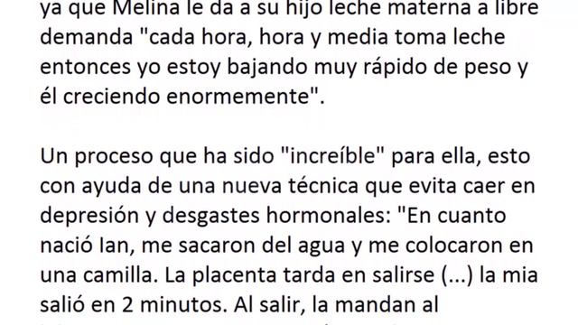 MELINA FIGUEROA ASEGURA QUE SU BEBÉ CRECIO EN 10 DÍAS LO QUE UN BEBÉ DE UN MES GRACIAS A ESTO... смотреть онлайн
