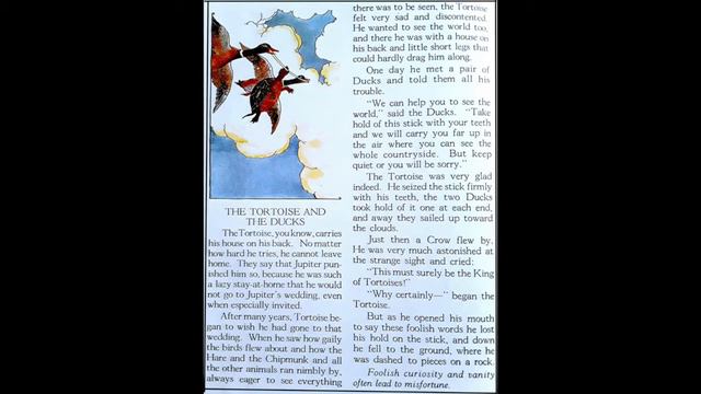 The Tortoise and the Ducks - Aesop Fables Read Out Loud - Books for Kids смотреть онлайн