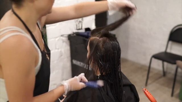 Нанопластика волос. Пошаговое видео