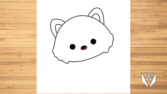 Как нарисовать милый лис шаг за шагом, Easy Draw | Скачать бесплатно раскраски смотреть онлайн