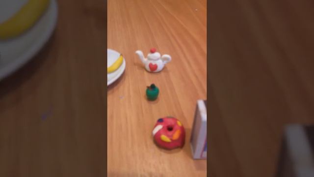 Мини скульптуры из пластилина