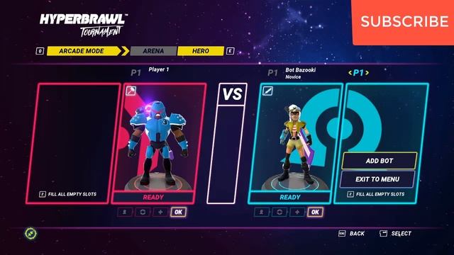 HyperBrawl Tournament Gameplay (PC Game). смотреть онлайн