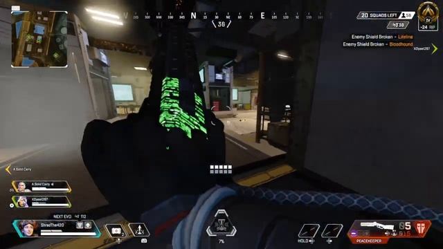 Apex Legends 200 IQ peacekeeper play! смотреть онлайн
