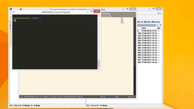 Как изменить цветовую схему или тему в Git Bash или Mintty смотреть онлайн