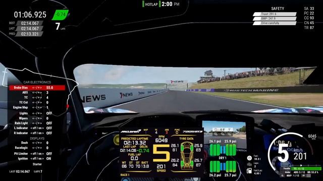 ACC Bathurst 2:13:202 McClaren 720S GT3 Evo смотреть онлайн