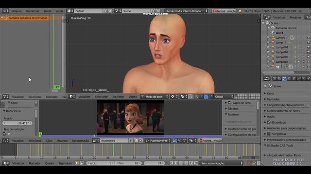 Teste: Animaçao Facial no Blender - The Sims 4 смотреть онлайн
