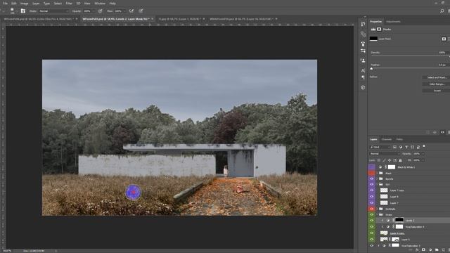 Exterior Corona Render 1.6 & Photoshop | Matte painting - Architectural Visualization смотреть онлайн