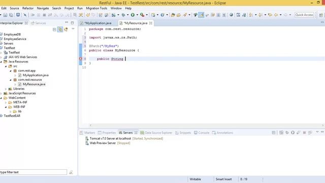 Develop Rest WS without web xml смотреть онлайн