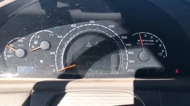 2005 Mercedes CL 55 AMG start up and walk around смотреть онлайн