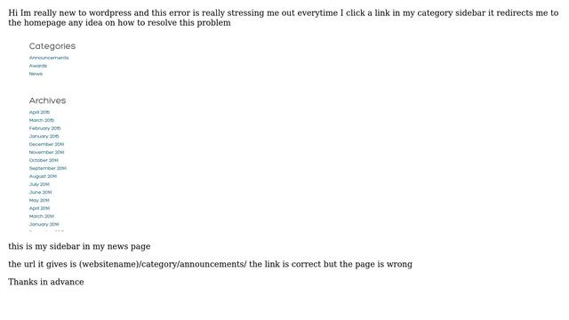 Wordpress: How to redirect the link to a category in the website? смотреть онлайн