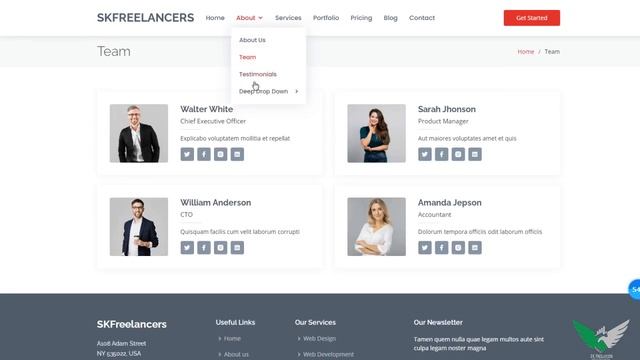 Bootstrap4 Business Website Free Template| Best Business Website Template 2020 смотреть онлайн