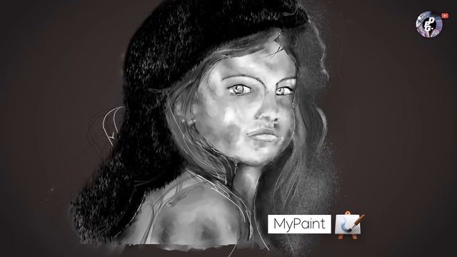 MyPaint | A Quick Portrait Sketch | Digital Painting | Krita Alternatives: MyPaint Open-Source смотреть онлайн