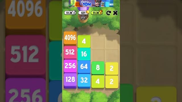 My Talking Tom - 2048 High Score 113,340 Points