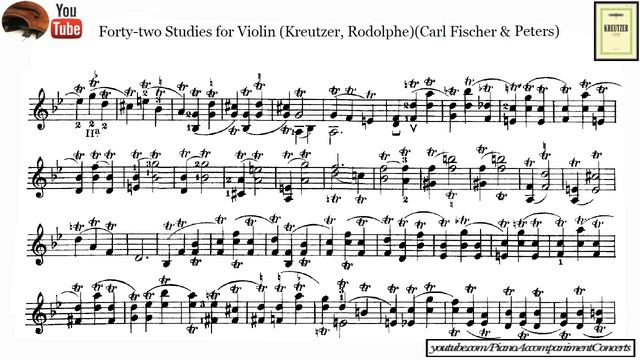 kreutzer - violín caprice, no. 40 | Piano Accompanist for beginner смотреть онлайн