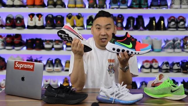Nike React Infinity vs Ultra Boost 20, Epic React, Pegasus Turbo 2, & CruzrOne Comparison! смотреть онлайн