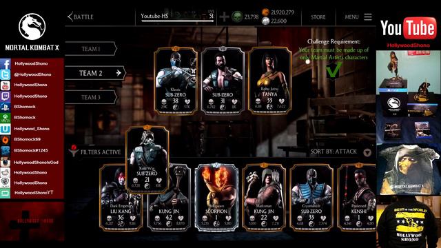 Mortal Kombat X iOS - Triborg Sub Zero Challenge Normal and Level 50 Elite VII смотреть онлайн