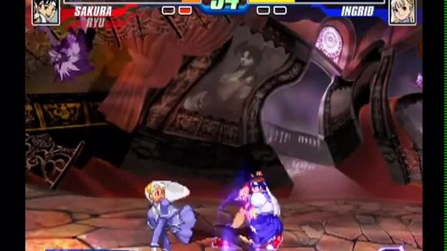 Capcom Fighting Evolution (PlayStation 2) Arcade as Ryu & Sakura смотреть онлайн