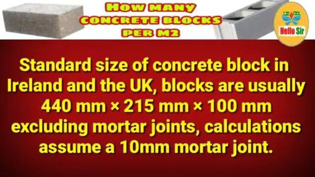 How Many Concrete Blocks Per M2