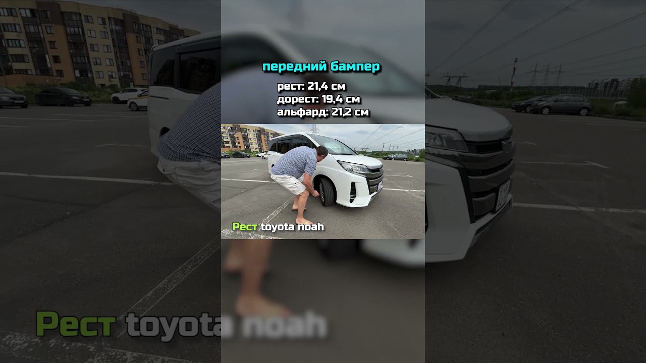 Сравнение клиренса, ALPHARD и два HOAH смотреть онлайн