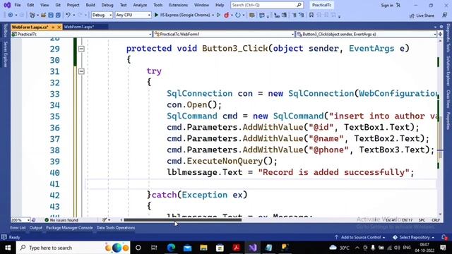 AWP Practical 7-C | Create a web application for inserting and deleting record from a database. смотреть онлайн