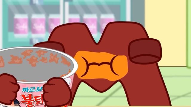 Convenience Store Food MUKBANG F, J Pregnant vs Alphabet Lore Baby’s Transform | ANIMATION | ASMR смотреть онлайн