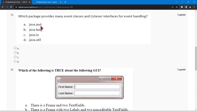 NPTEL Programming In Java WEEK8 Quiz Assignment Solutions? | Swayam July 2023 | IIT Kharagpur смотреть онлайн