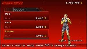 Tekken 5 Dark Resurrection Nina Williams Customization