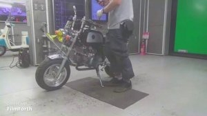 Мопед minibike дорожный Honda Monkey Gorilla рама Z50J мини-байк пробег 5 т.км черный серебристый