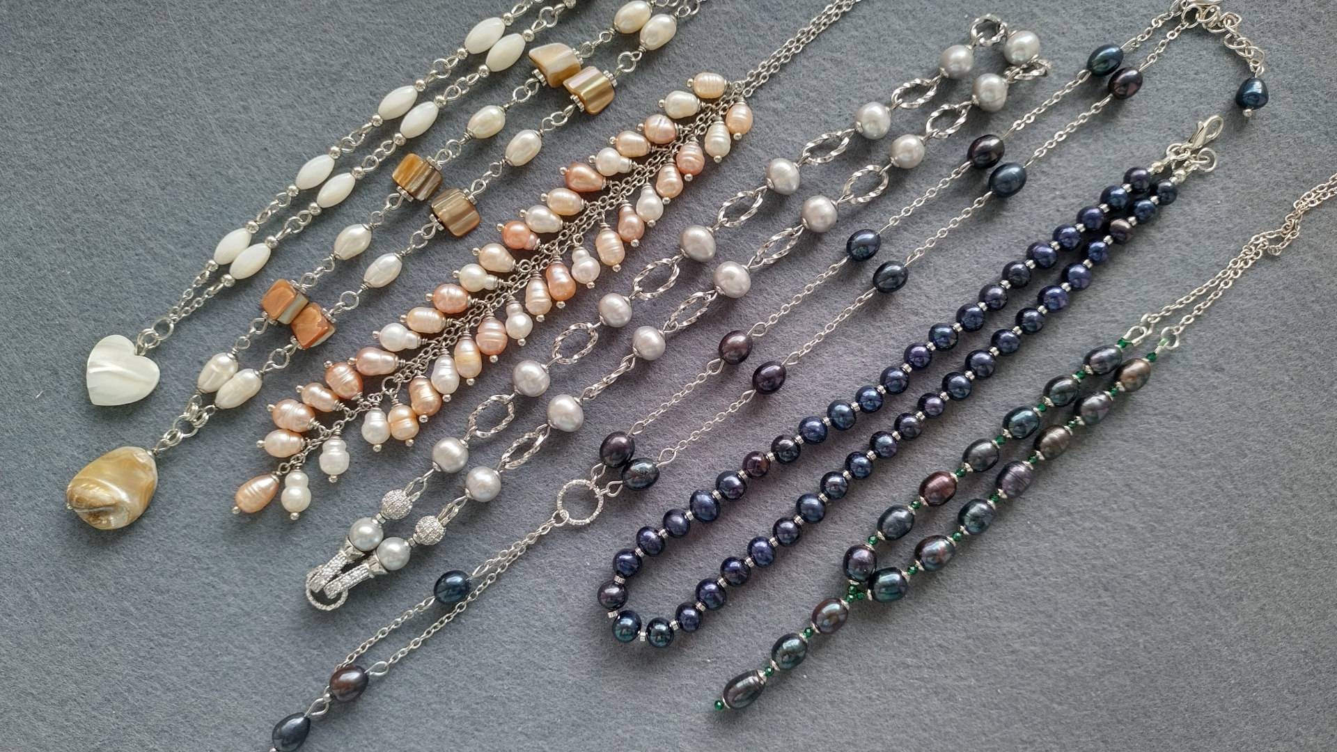 Украшения из жемчуга и перламутра. Ручная работа