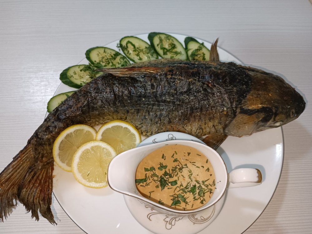 Белый амур с обалденным соусом! смотреть онлайн