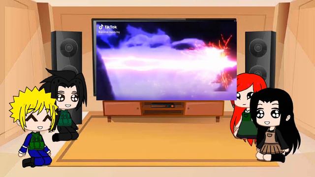 Реакция родителей Наруто и Саске на бой Саске против Киншики смотреть онлайн