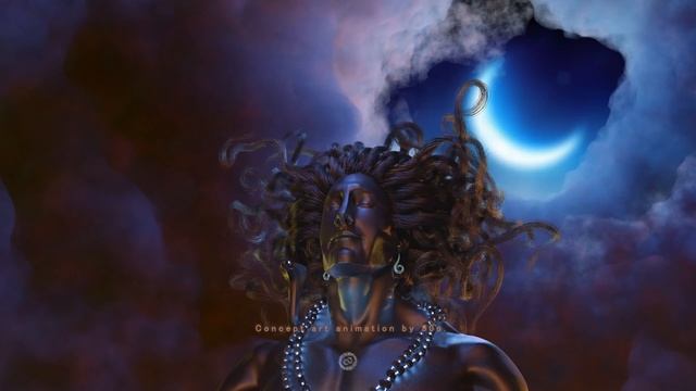 Rudrashtakam Mantra: Beautiful 4K Looping Animation. #Shiva #Nataraja #Shankara #bholenath #Rudra