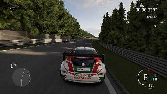 Forza Motorsport 6 Apex PC - Honda Civic WTCC 2014 - GamePlay Teste смотреть онлайн