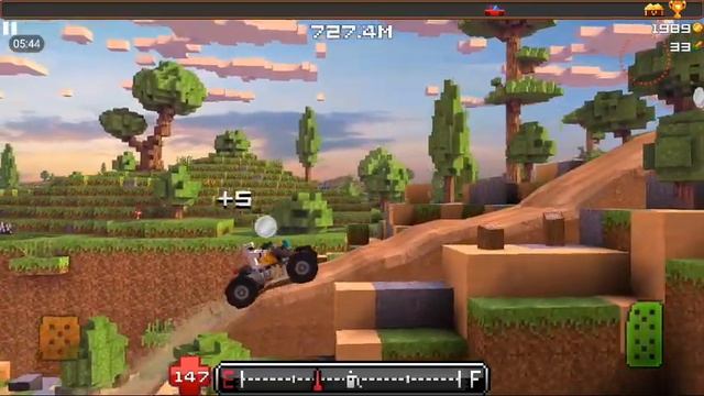 Прохождение Blocky Roads Уровни 4-6 + построил свою машину! смотреть онлайн