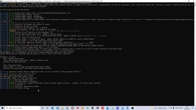 SQLi Injection using SQLMAP WAF ByPass смотреть онлайн