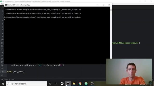 FIFTY LINES OR LESS FRIDAY - Web Scraping With Python (NHL Data) смотреть онлайн