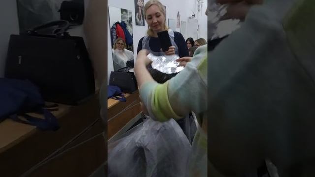 мелирование иней