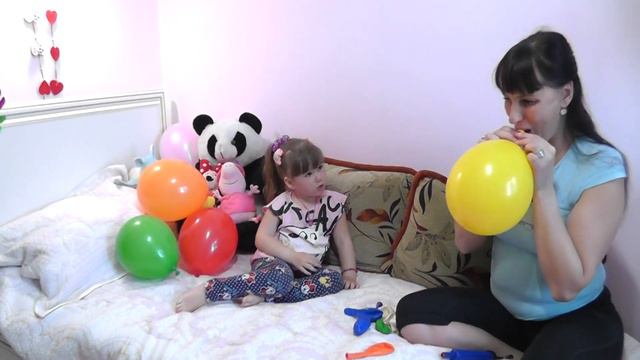 #learn Colors with Balloons Новые серии Ника Надувает Шарики смотреть онлайн