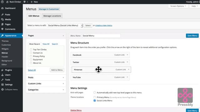 Wordpress Menus Tutorial смотреть онлайн