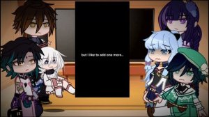 Genshin Impact react to Aether / Traveler | Male MC | GCRV | WARNINGS