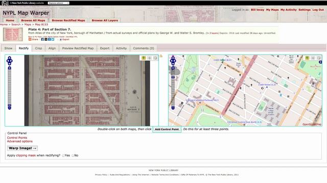 NYPL Map Warper Tutorial смотреть онлайн
