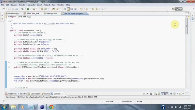 Java Mail Server смотреть онлайн