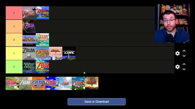 Ranking EVERY Zelda Game | Favorite Zelda Game Tier List смотреть онлайн