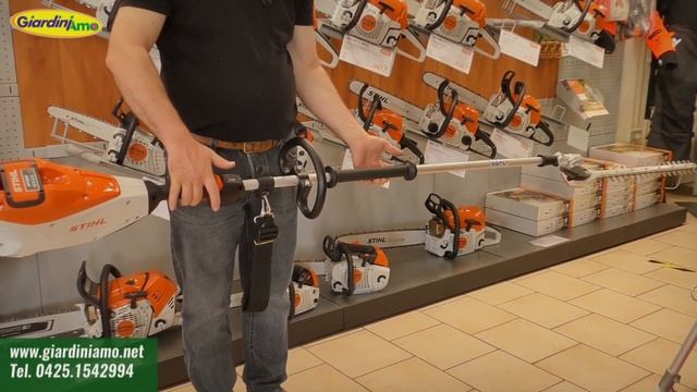 Tosasiepi Stihl HLA 135 a batteria sorella maggiore di HLA 65 HLA 66 смотреть онлайн