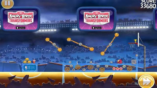 Angry Birds Seasons Ham Dunk 1-7 Walkthrough Guide 3 Stars смотреть онлайн